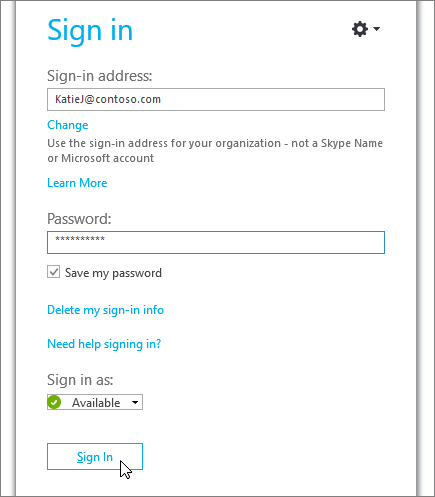 skype for business can39t sign in